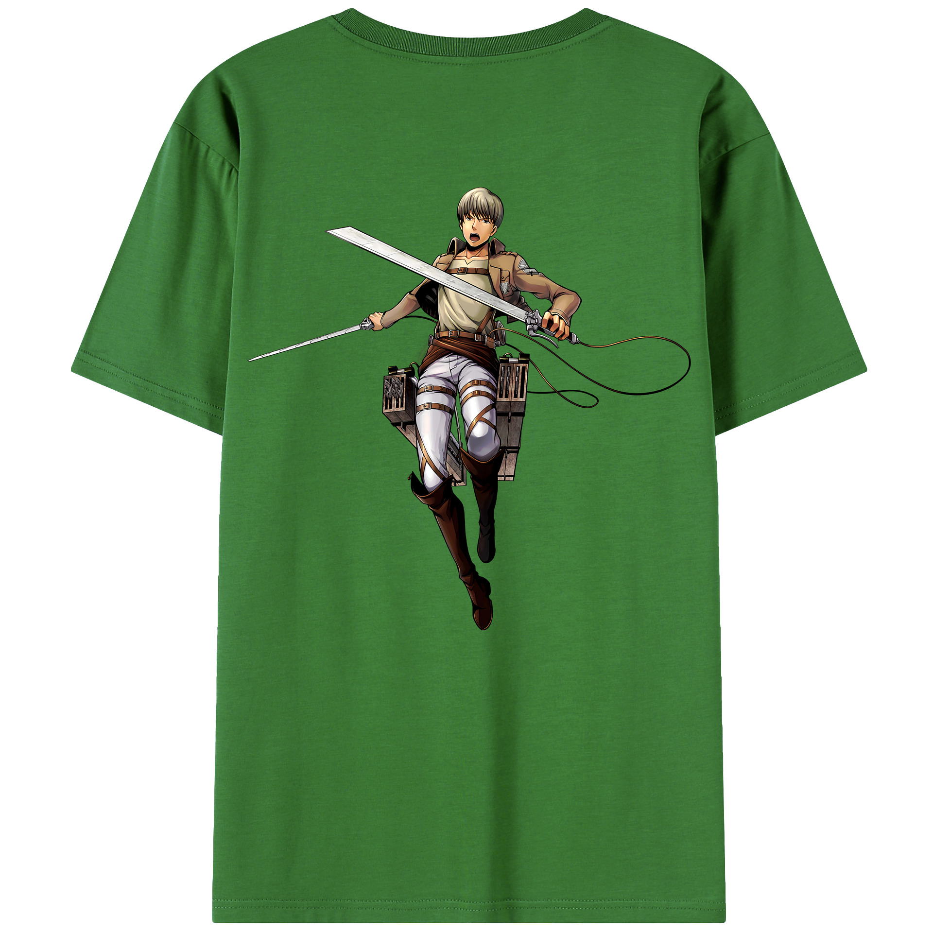 （画像用） 進撃の巨人 Attack on Titan レディース半袖Tシャツ(バックプリント)